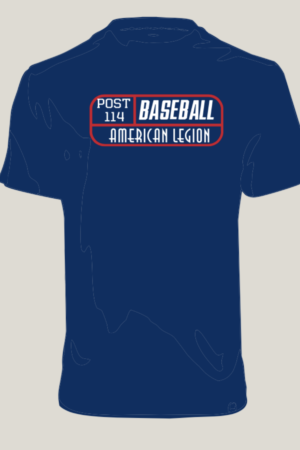 Legion Post 114 Blue Tee