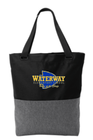 Waterway Gray/Black Convertible Tote