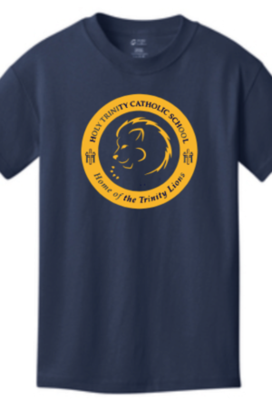 Holy Trinity Navy Solid T Shirt