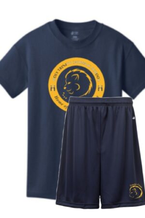 Holy Trinity Navy Blue Boys Tee and Short Bundle