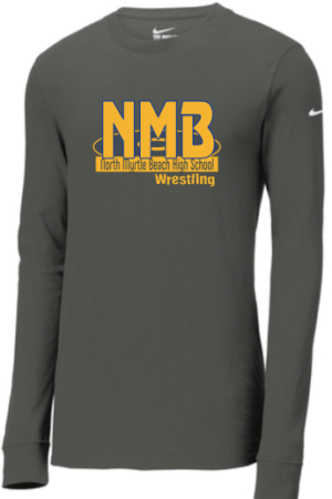 NMB Wrestling Nike L/S DriFit Tee