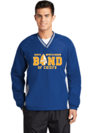 Sport-Tek® Tipped V-Neck Raglan Wind Shirt