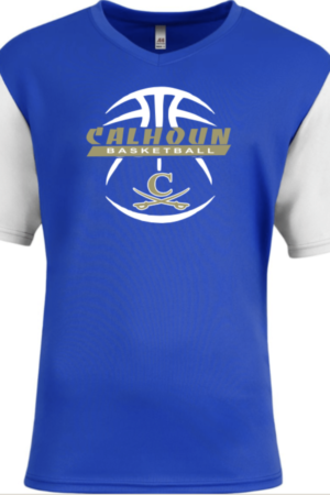 Calhoun Basketball 2 Color Performance Tee